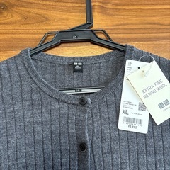 未使用　メリノリブクルーネックショートカーディガン★辻堂まで！の画像