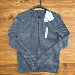 未使用　メリノリブクルーネックショートカーディガン★辻堂まで！の画像