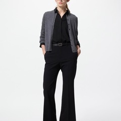 未使用　メリノリブクルーネックショートカーディガン★辻堂まで！の画像