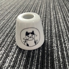 ネコランドリー ディスペンサー 500ml 柔軟剤ボトル、歯ブラシスタンドの画像