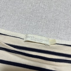 earth music&ecology ボーダー 長袖　レディースの画像