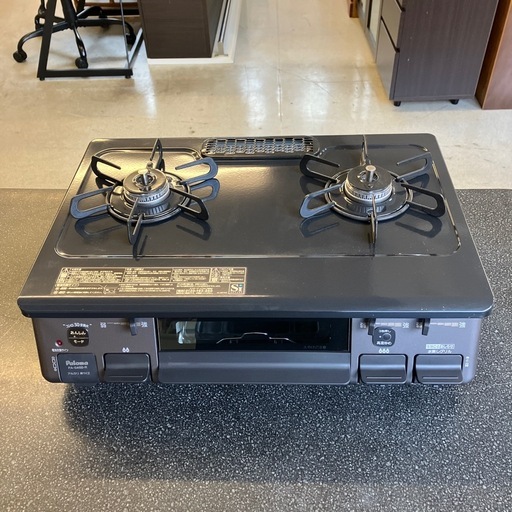 イ2511-022 Paloma ガステーブル PA-S46B-R LPガス用 2023年製 キズ汚れ有り 比較的美品