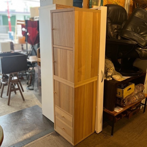 《売約済》IKEA TRÄBY 廃番品 1×2 シェルフユニット 2個セット 4段 トレービー 収納棚 シェルフ Shelf IKEA キャビネット 北欧 IKEA Cabinet Nordic discontinued IKEA TRABY 北欧家具 木製キャビネット Wooden cabinet 北欧 キャビネット