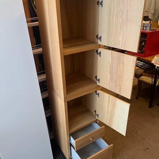 《売約済》IKEA TRÄBY 廃番品 1×2 シェルフユニット 2個セット 4段 トレービー 収納棚 シェルフ Shelf IKEA キャビネット 北欧 IKEA Cabinet Nordic discontinued IKEA TRABY 北欧家具 木製キャビネット Wooden cabinet 北欧 キャビネット