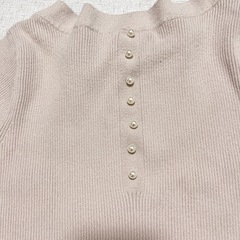 ロペピクニック　ピンク　リブニットの画像