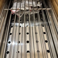 【新品未使用】焼き台 2セット BBQ 焼肉 焚き火 折りたたみ の画像