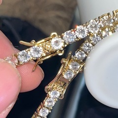 45cm /50cmテニスチェーンにほんせっと2本セットの画像