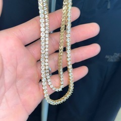 45cm /50cmテニスチェーンにほんせっと2本セットの画像