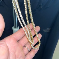 45cm /50cmテニスチェーンにほんせっと2本セットの画像