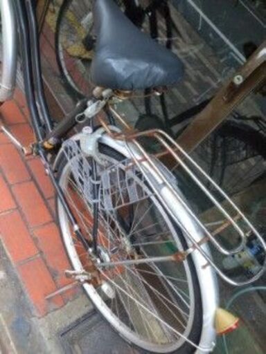 ２６インチ　オートライトつき自転車　使用感、サビありで格安！　京都市北区～