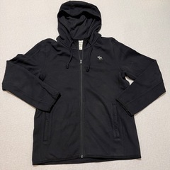 Abercrombie & Fitch メンズ　パーカー　ブラックの画像