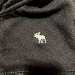 Abercrombie & Fitch メンズ　パーカー　ブラックの画像