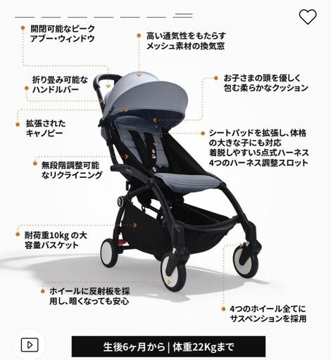 ストッケYOYO3 ベビーカー