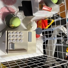 手作りおままごとキッチンの画像