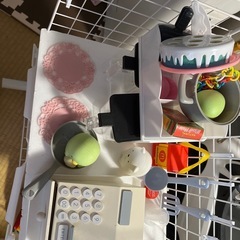 手作りおままごとキッチンの画像