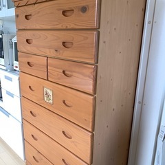 木製チェストの画像