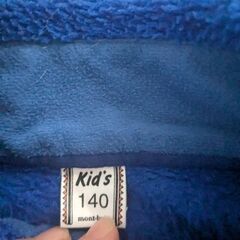 モンベルキッズ　フリース140の画像
