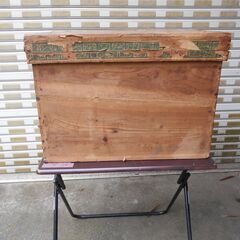 昔の商店で使っていたであろうお茶の箱（差し上げます、無料です。）の画像