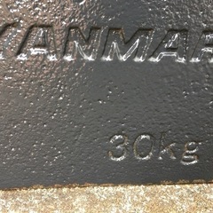 トラクター　ヤンマー純正　フロントウェイト30kgの画像