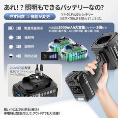 洗車⭐️ブロワー 強力 充電式 エアーブロアー 航空級モーター バッテリー2個付の画像