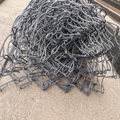 DIY ひし形金網チェーンリンクフェンスの画像