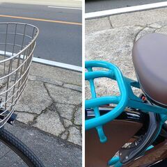 中古車 26インチ 電動アシスト自転車 内装3段変速 ヤマハ「PAS With」【名東店在庫品】の画像