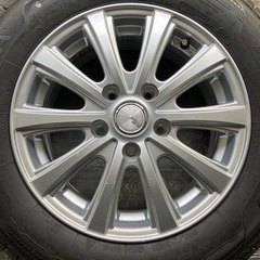 洗浄済み 山有り SIBILLA 15×6J  ET53  5H  PCD114.3 195/65R15 スタッドレス 4本セットの画像