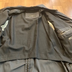 【メンズ】難あり　BOSS コート　春秋用　ネイビー　M-Lの画像