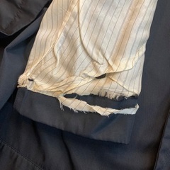 【メンズ】難あり　BOSS コート　春秋用　ネイビー　M-Lの画像