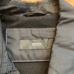 【メンズ】難あり　BOSS コート　春秋用　ネイビー　M-Lの画像
