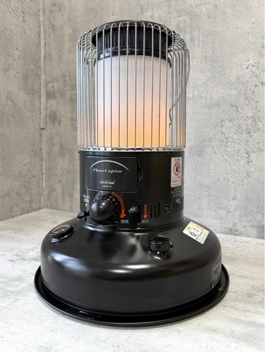 お引取り限定 燃焼確認済み 10年製 トヨトミ 対流形石油ストーブ ML-25C ブラック 木造7畳/コンクリート9畳