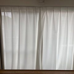 　レースカーテンとカーテンセット（横幅100×丈190）の画像