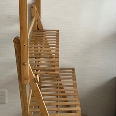 【美品】 木製三段棚の画像