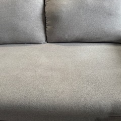 ファブリック カウチソファ グレー 右カウチタイプの画像