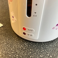 A2511-025 ピーコック魔法瓶 電気保温エアーポット WGP-220 2.2L ローズ 年式表記なし 通電確認済み 中古美品の画像