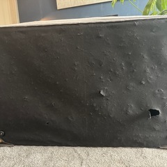 ファブリック カウチソファ グレー 右カウチタイプの画像