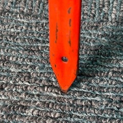 Ⓜ️商品 【土日対応】 1️⃣竿掛けか　販売元　不明　材質鉄製　ヘラ差し込みタイプ　110cm 現状渡し　11-02-04 の画像