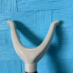 Ⓜ️商品 【土日対応】 1️⃣竿掛けか　販売元　不明　材質鉄製　ヘラ差し込みタイプ　110cm 現状渡し　11-02-04 の画像