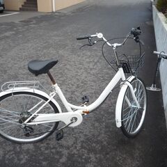 珍しい２６インチ折り畳み自転車　Amazon１万５０００円の品の画像