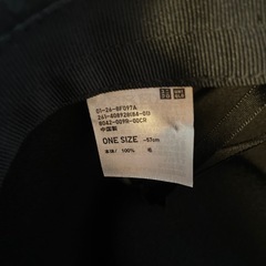UNIQLO 帽子　57cmの画像