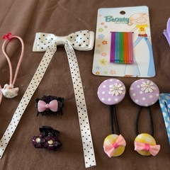 子供用ヘアアクセサリー色々①の画像