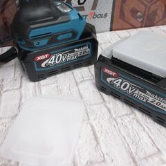マキタ makita TP002GRAX インパクトドライバ 未使用品 バッテリ４０V2.0Ah二個/充電器 【ハンズクラフト宜野湾店】の画像