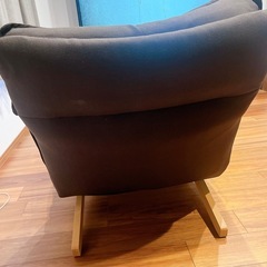 無印良品　ハイバックリクライニングソファー　オットマン付の画像