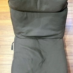 無印良品　ハイバックリクライニングソファー　オットマン付の画像