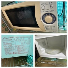 一人暮らしセット（冷蔵庫・洗濯機・電子レンジ）の画像