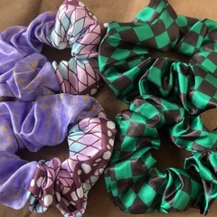 【お取引中】和柄シュシュの画像