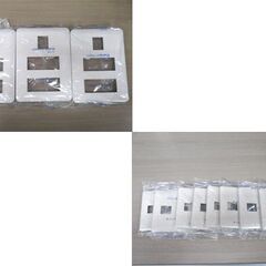 コスモシリーズ ワイド21 プレート 10個 コンセントカバー フルカラー モダンプレート 12個 まとめ売り 種類・メーカー・個数さまざま 苫小牧西店の画像