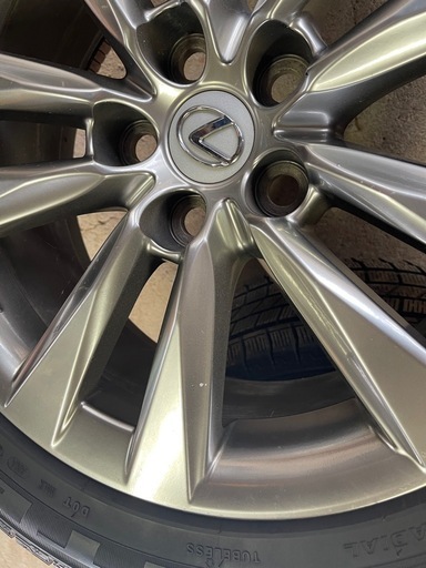 ls 460 純正ホイール　120 pcd スタッドレスタイヤ　アルファード40