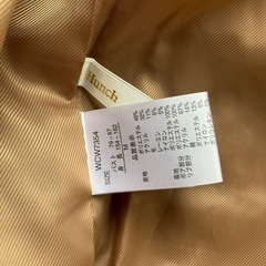 K2511-026 Hunch ダッフルコート Mサイズ キャメル ほつれ汚れ有りの画像