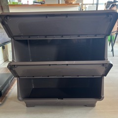 収納BOX 2個セット　カインズの画像